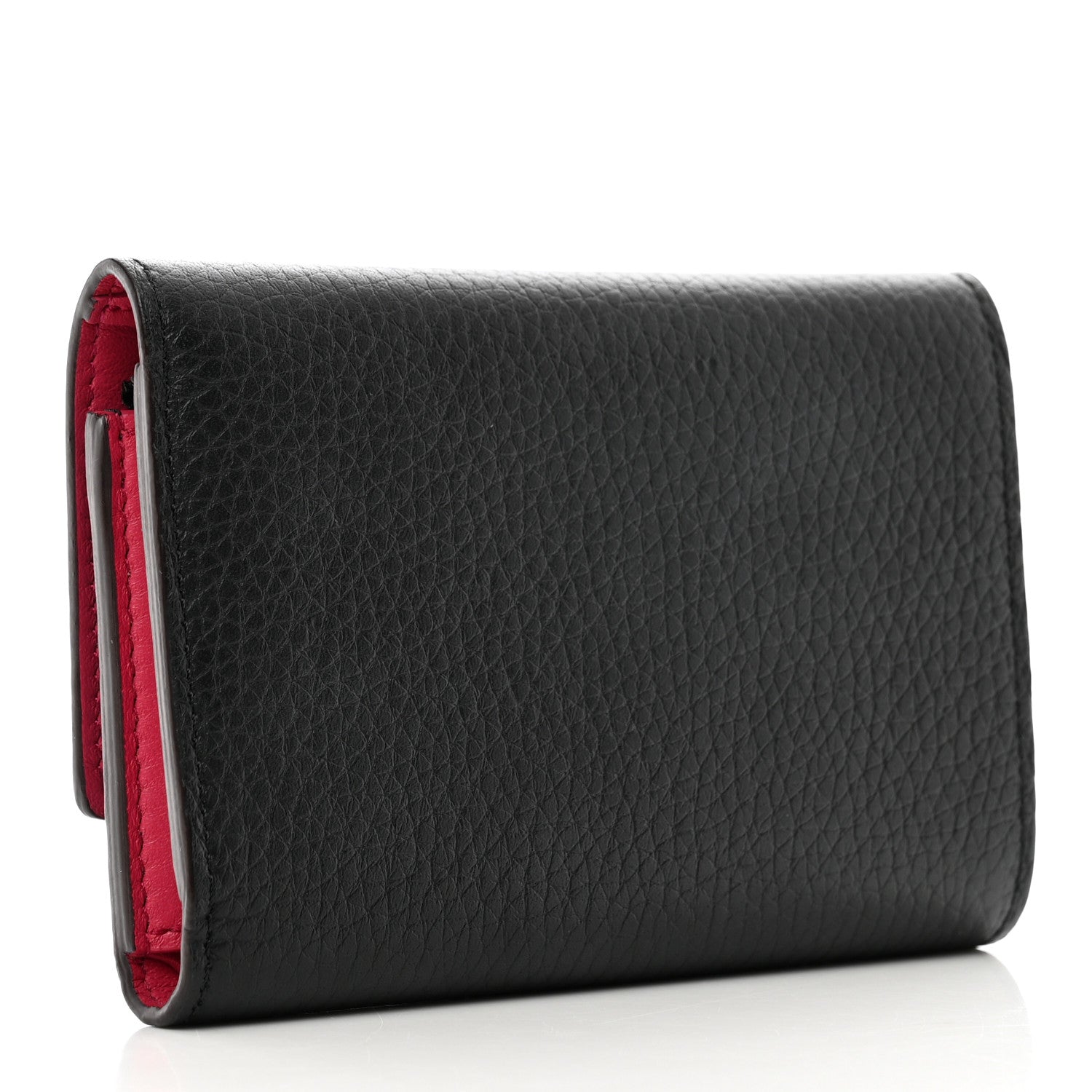 Louis Vuitton Taurillon Capucines Compact Wallet Black 3 of 7