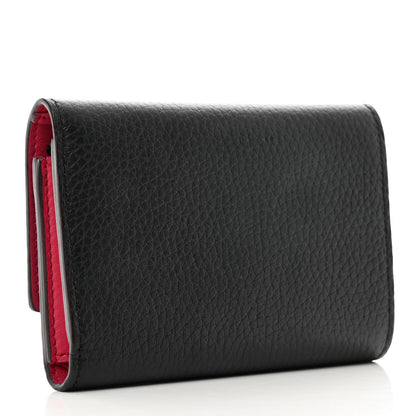 Louis Vuitton Taurillon Capucines Compact Wallet Black 3 of 7