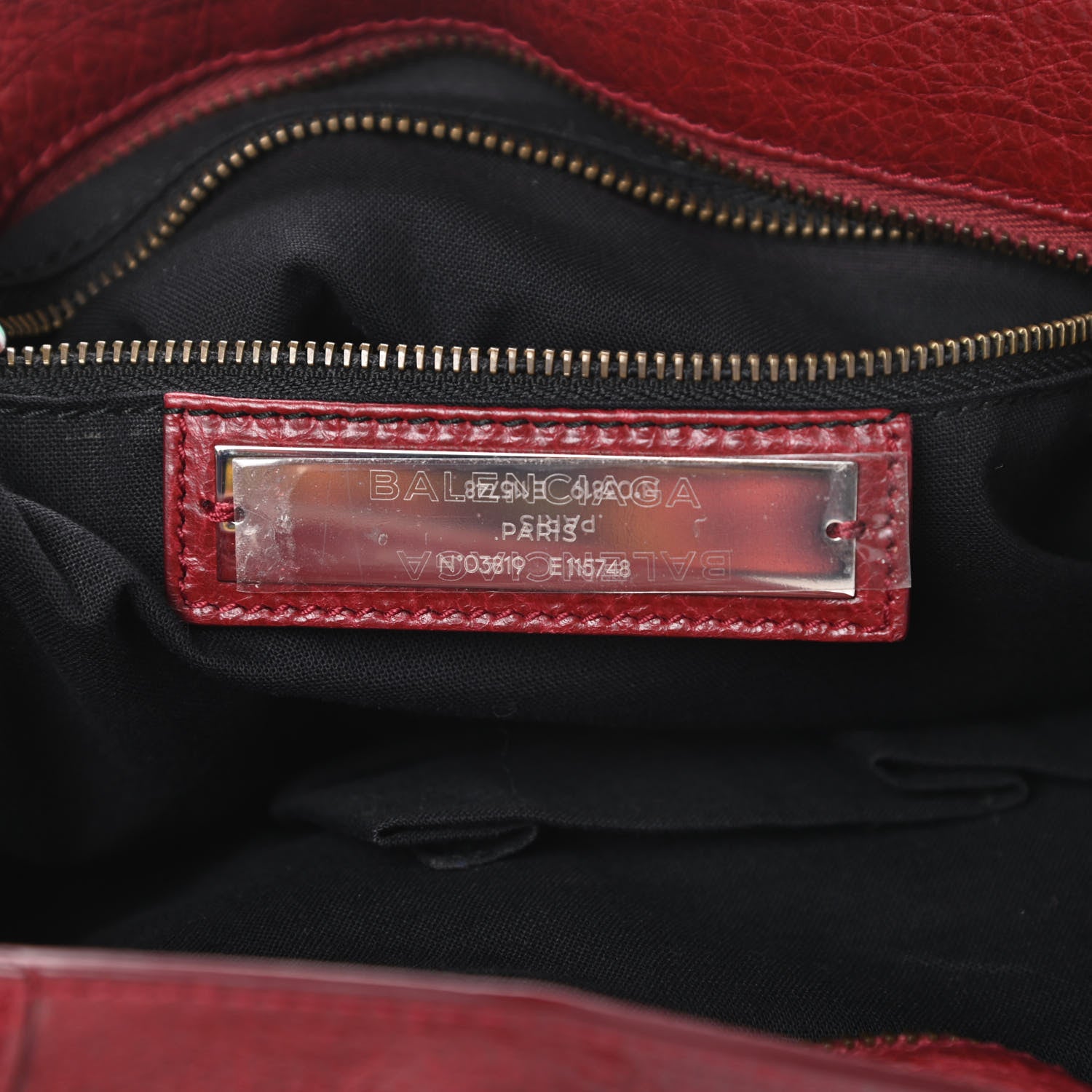 Balenciaga Agneau Classic Hardware City Rouge Cerise 6 of 12