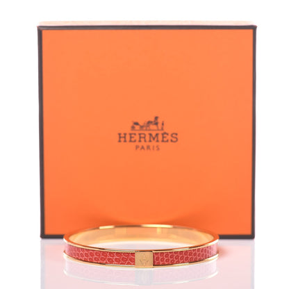 Hermes Smooth Lizard Kawaii 07 Bracelet XS Bougainvillea 5 of 5