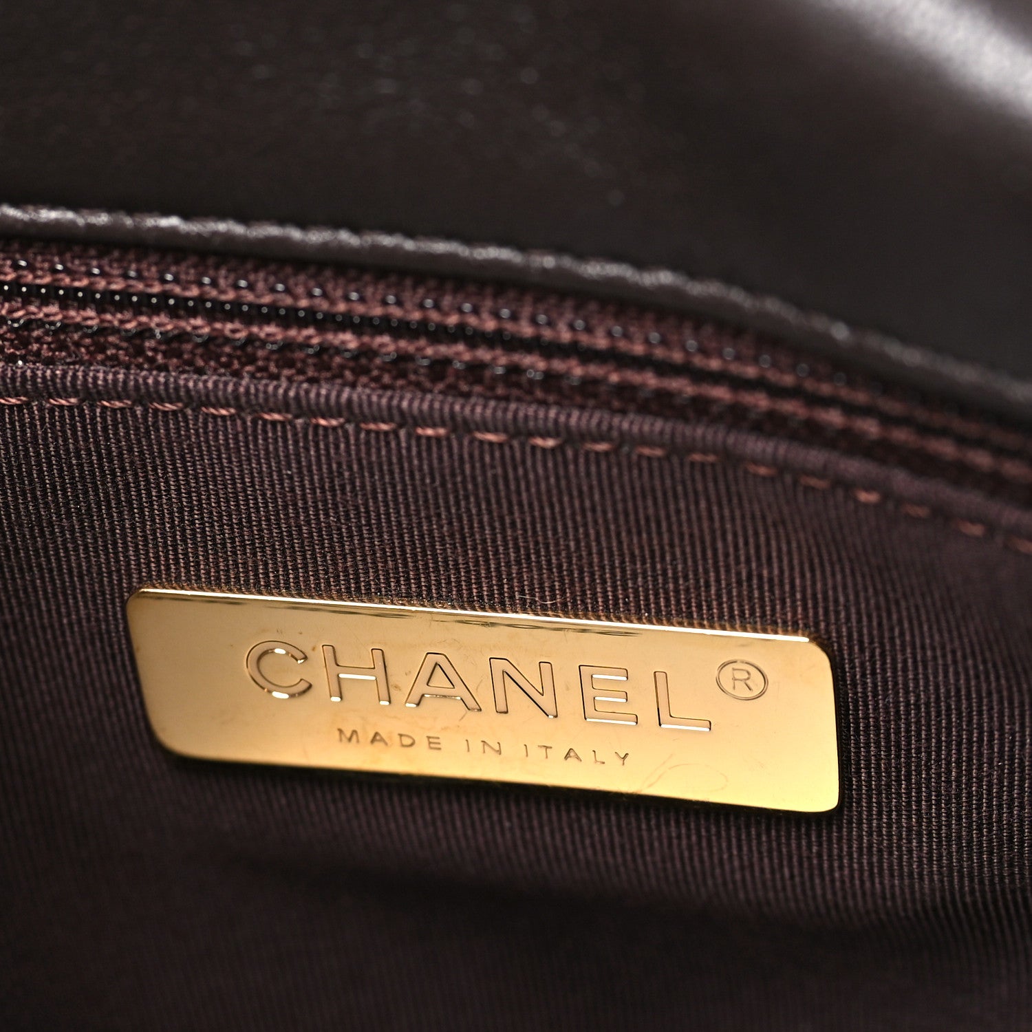 Chanel Lambskin Quilted Medium Chanel 19 Flap Dark Brown 6 of 11