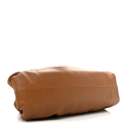 Bottega Veneta Smooth Butter Calf The Pouch Oversized Clutch Cammello 4 of 10