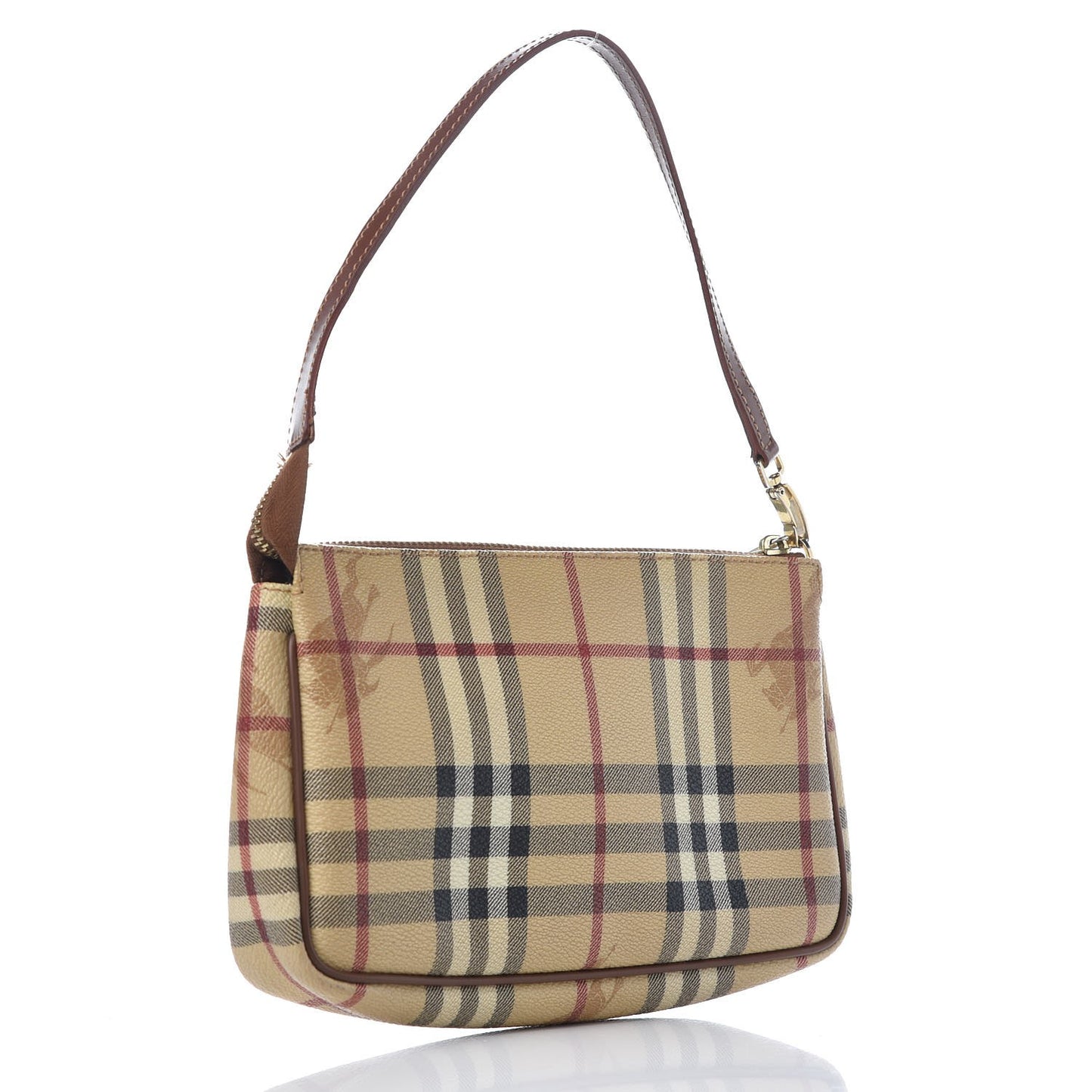 Haymarket Check Pochette Chocolate