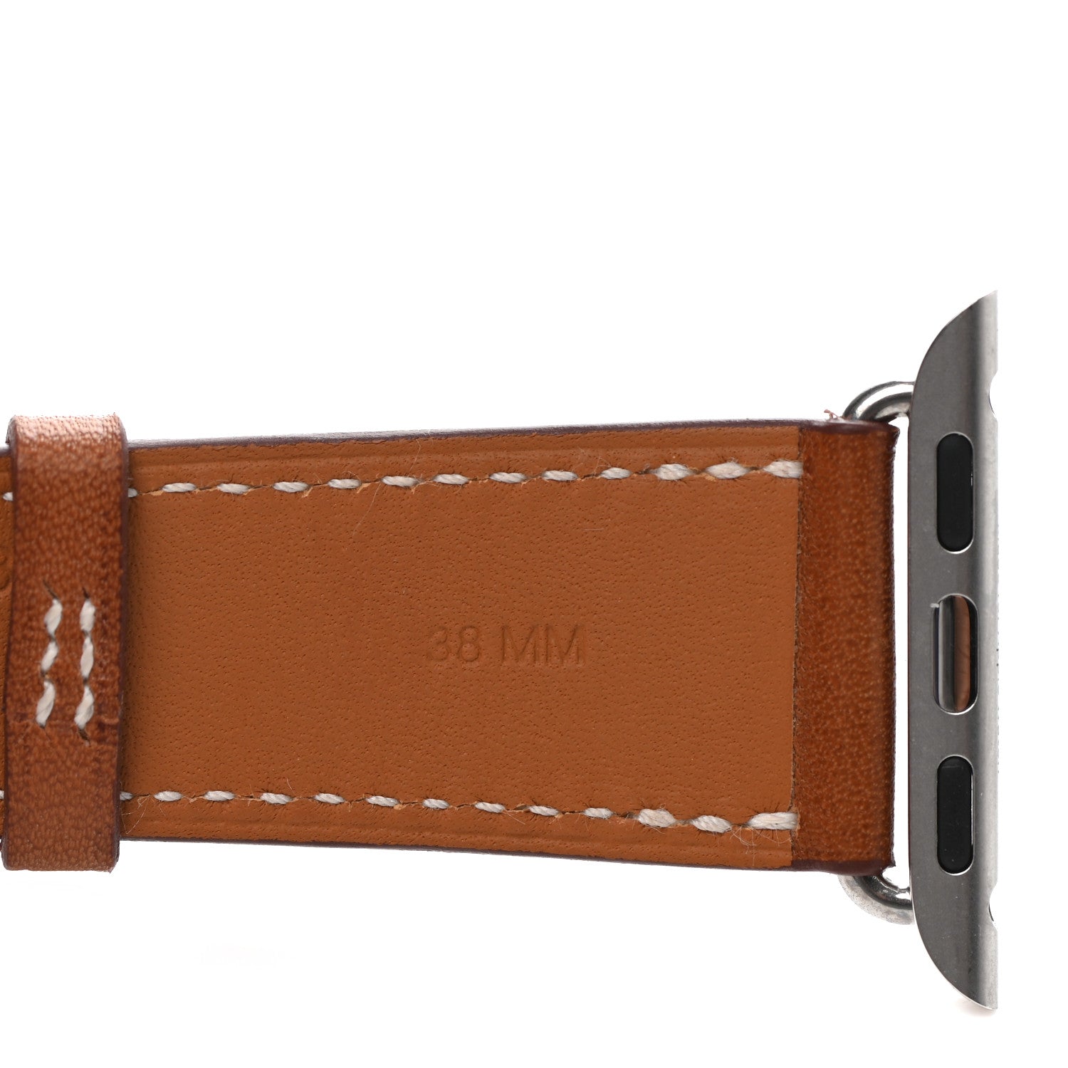 Hermes Barenia 40mm Apple Watch Double Tour Band Fauve 3 of 4