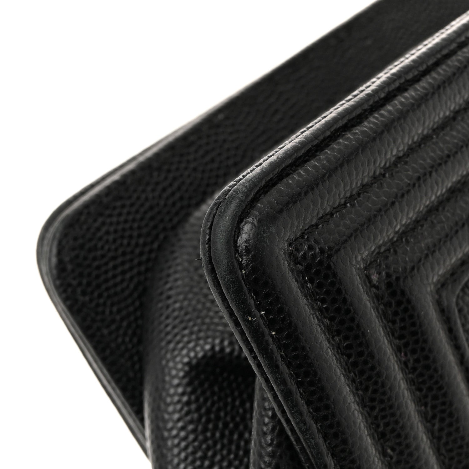 Chanel Caviar Quilted Medium Boy Flap Black 14 of 15