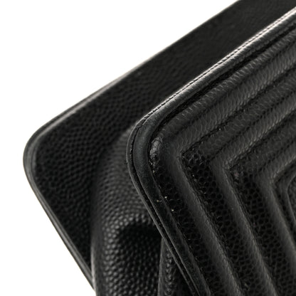 Chanel Caviar Quilted Medium Boy Flap Black 14 of 15