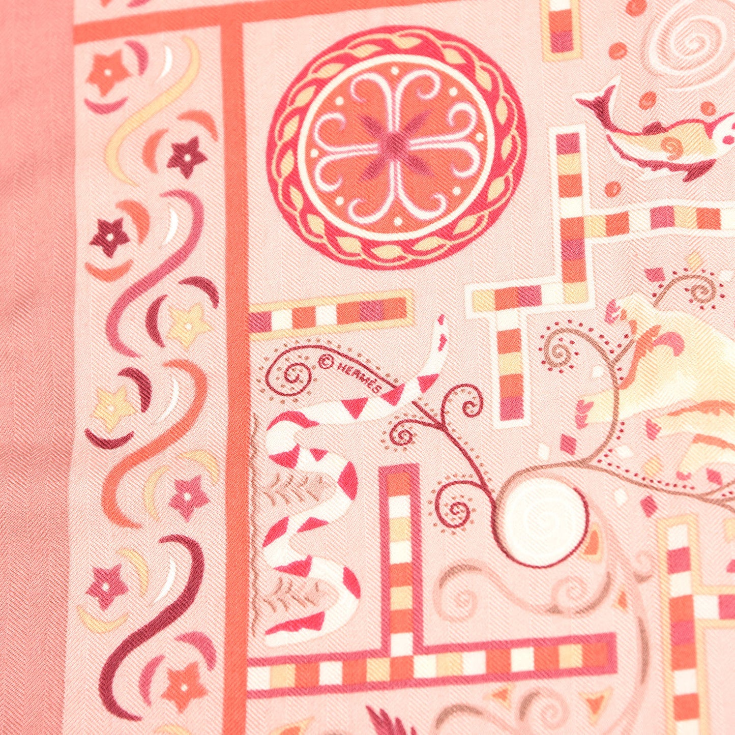 Cashmere Silk Forces de La Vie Scarf 90
