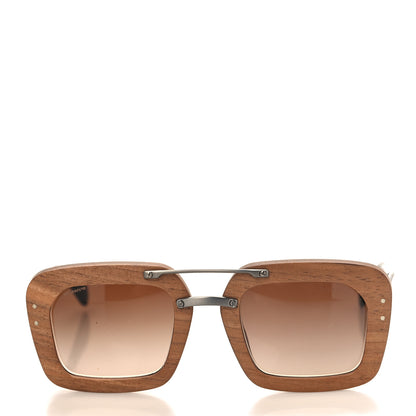 Prada Wooden Malabar Sunglasses SPR30R Canaletto Tortoise 2 of 6
