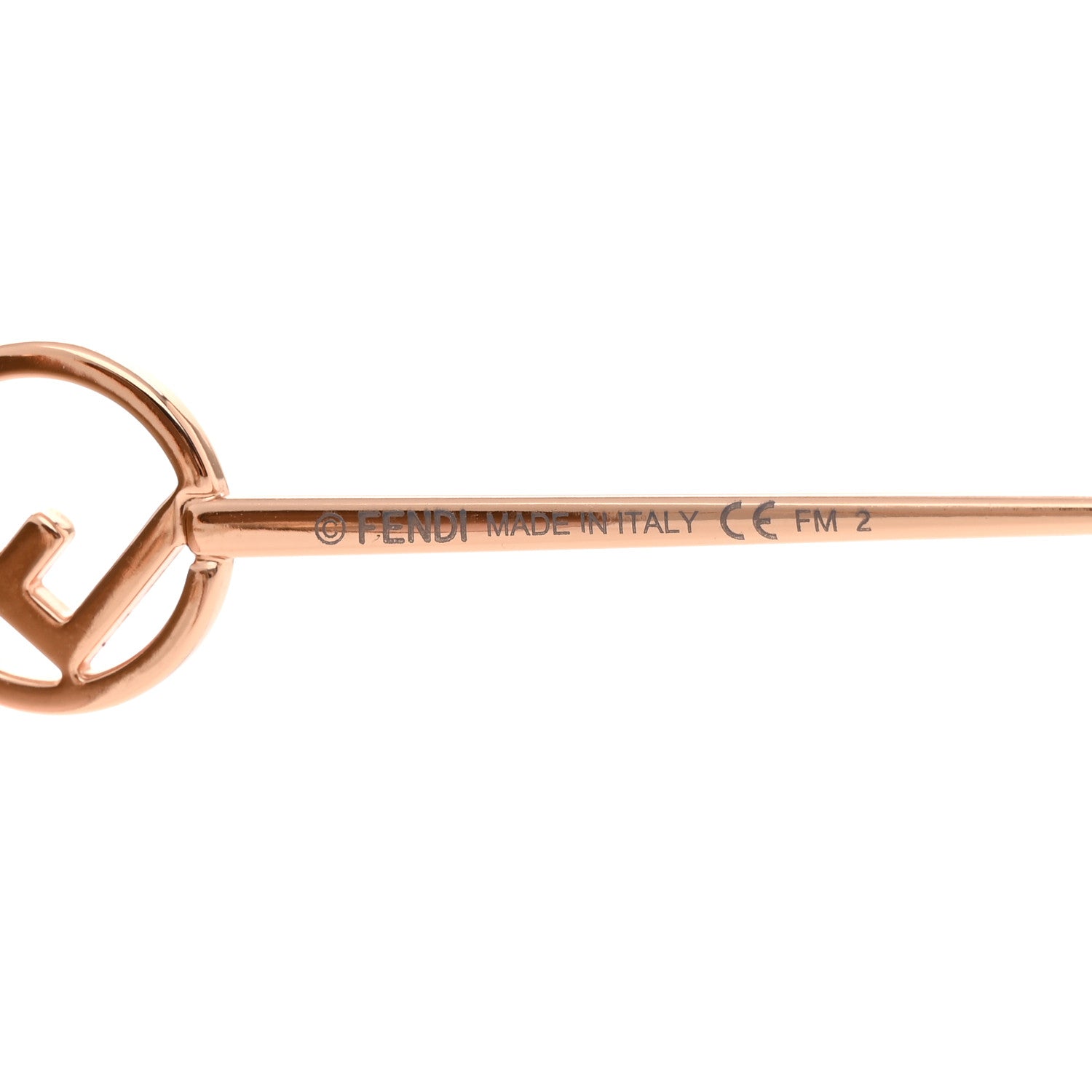 Fendi Metal F is Fendi Sunglasses FF 0335/F/S Gold 6 of 7
