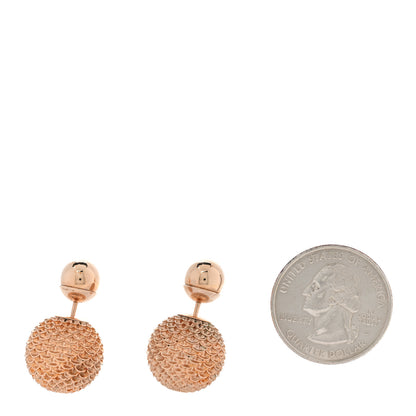 Christian Dior Mise En Dior Tribal Earrings Rose Gold 2 of 5