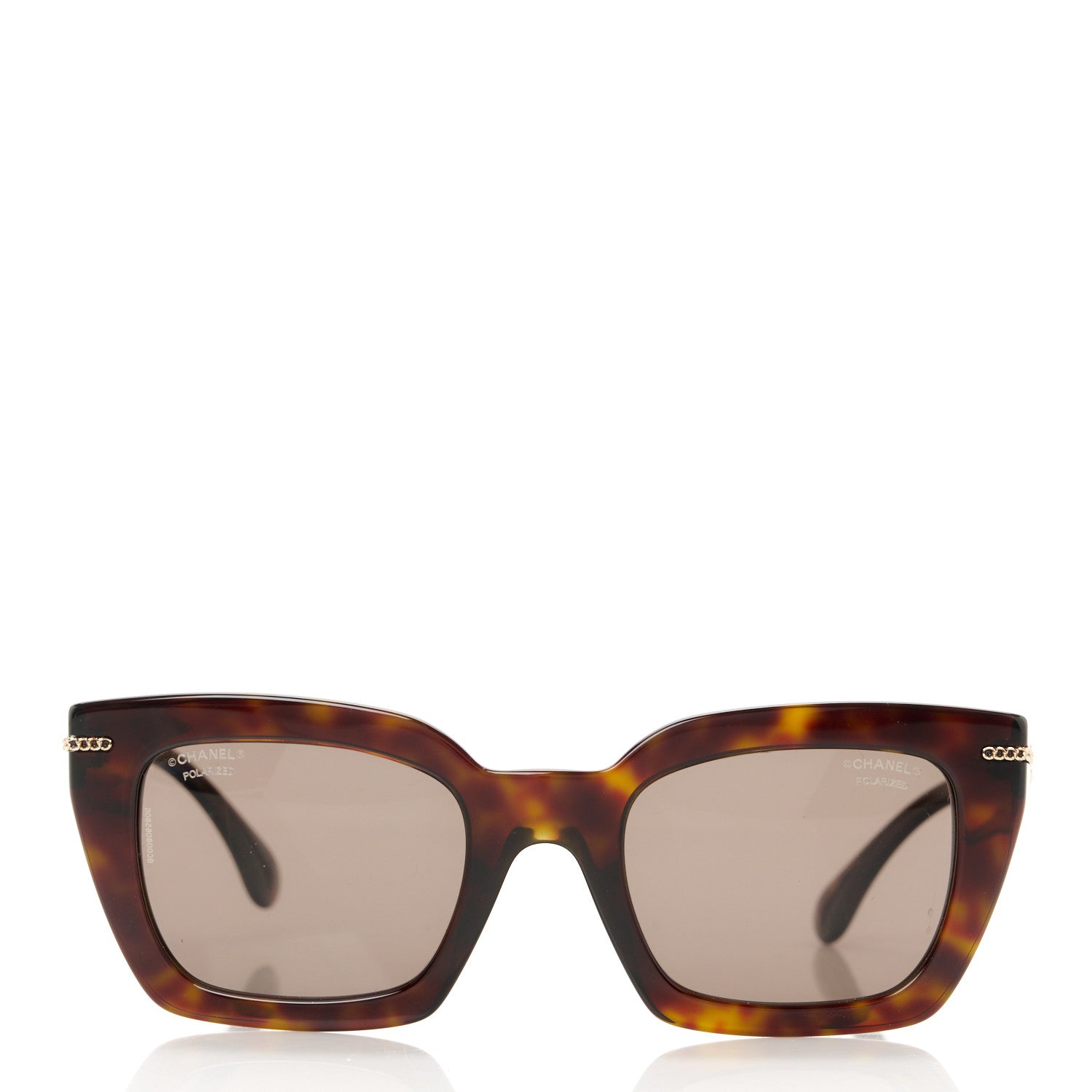 Chanel Acetate Square Sunglasses 5509-A Tortoise 2 of 8