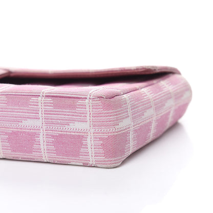 Chanel Nylon Travel East West Flap Pink 10 of 18