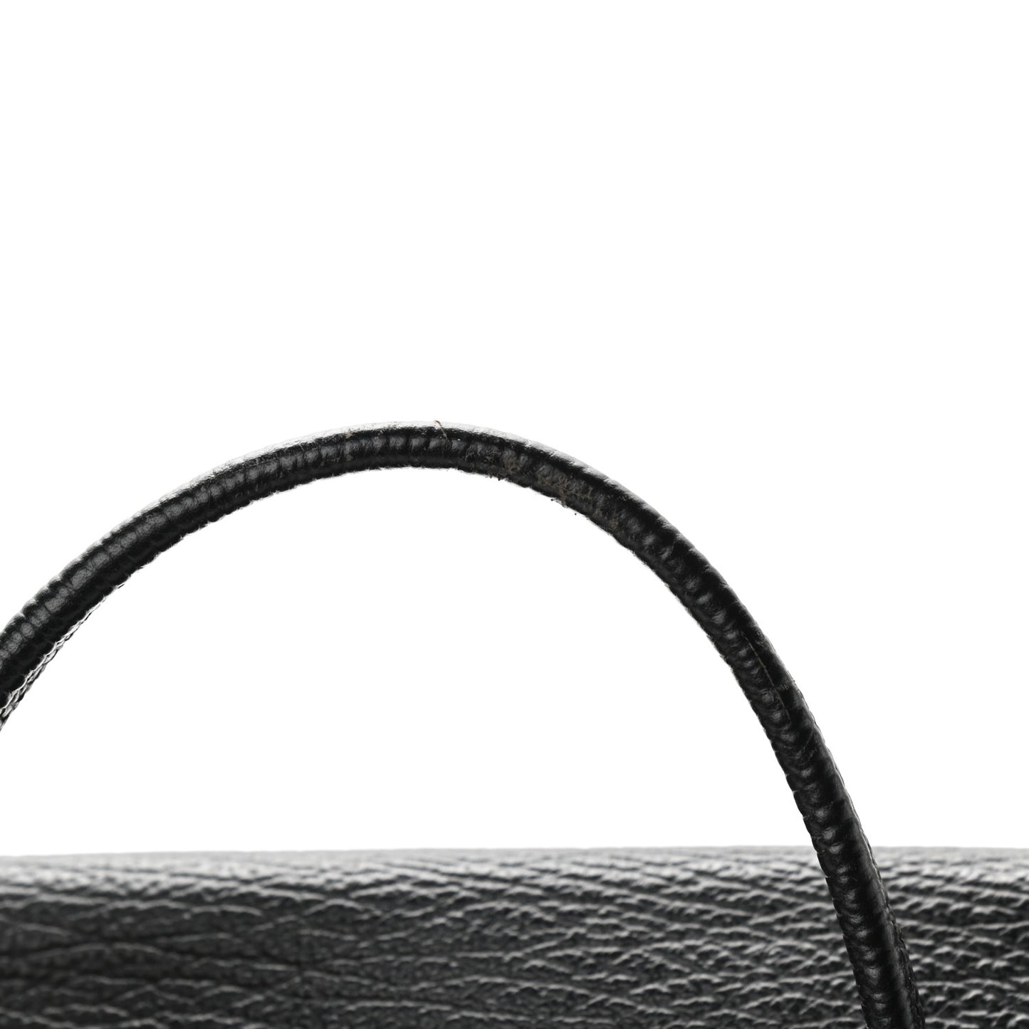 Textured Calfskin Large Pashli Satchel Black