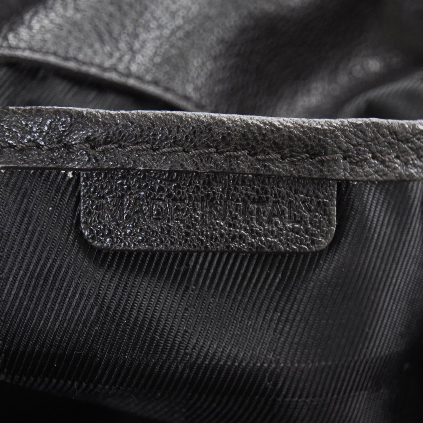 Leather Tote Dark Brown