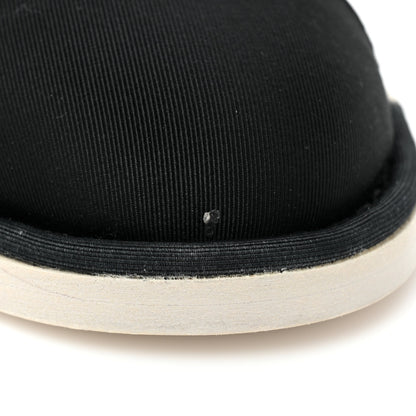 Chanel Cotton Grosgrain Cap Toe CC Lace Up Boots 39 White Black 10 of 10