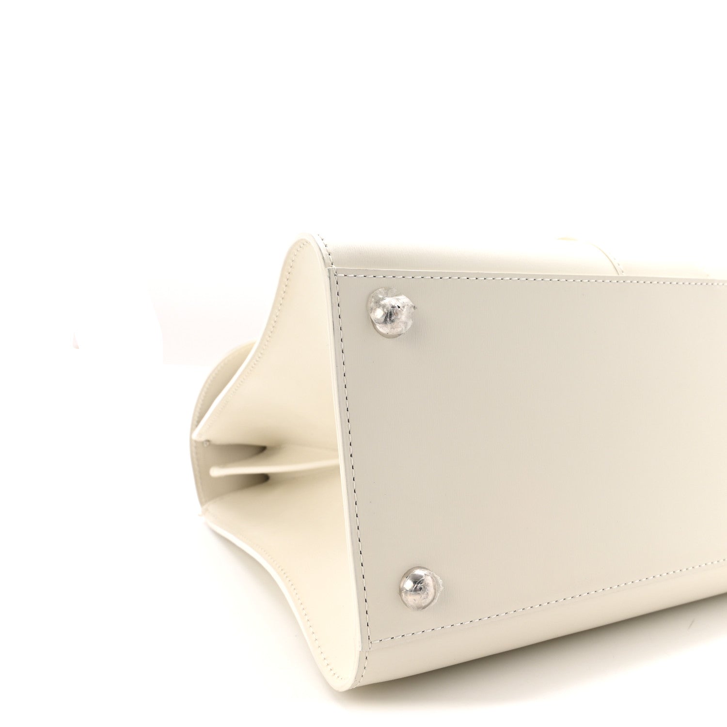 Delvaux Box Calfskin MM Brillant Satchel Ivory 9 of 10
