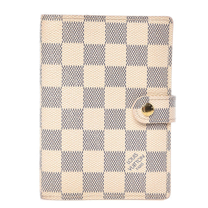 Louis Vuitton Damier Azur Small Ring Agenda Cover 1 of 9