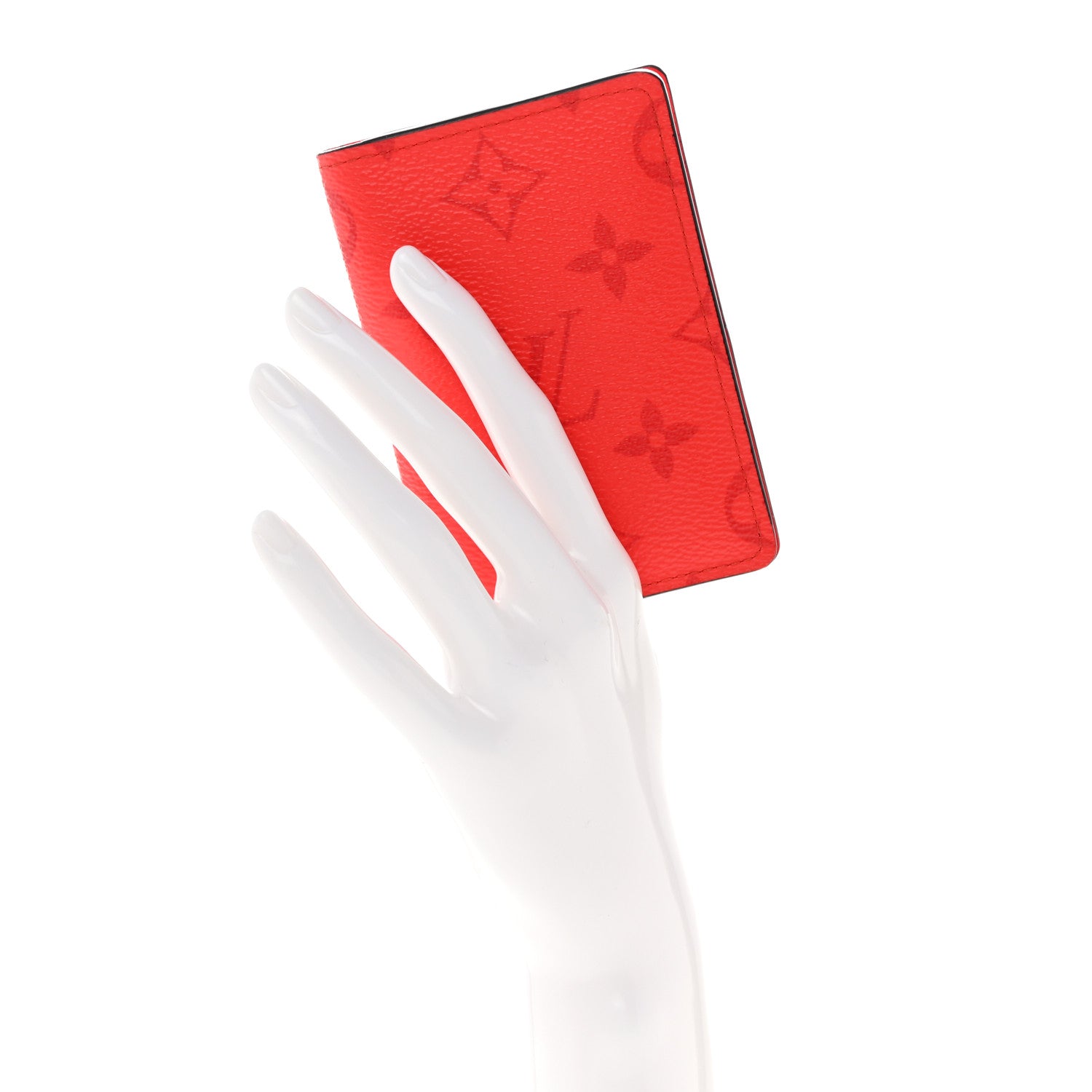 Louis Vuitton Taigarama Pocket Organizer NM Fire Red 2 of 11