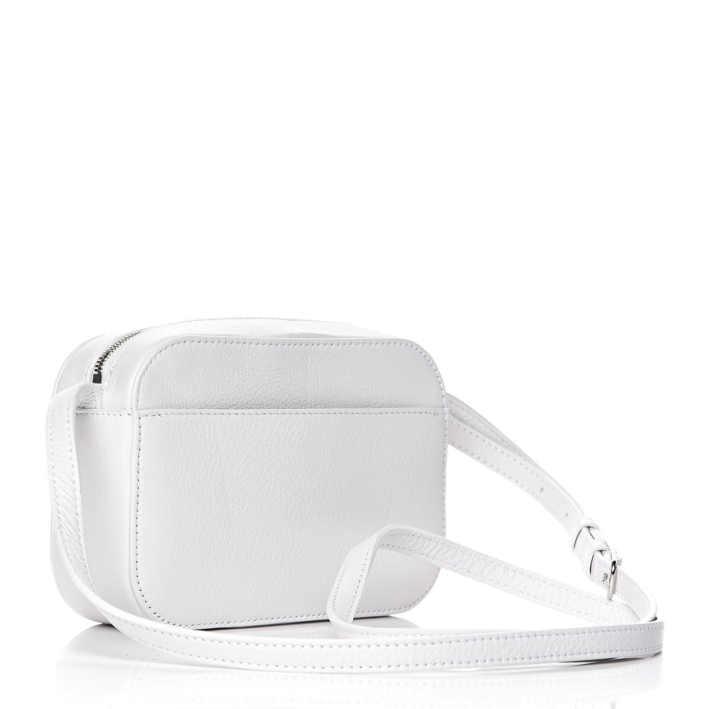 Calfskin Kittens Logo XS Everyday Camera Bag White