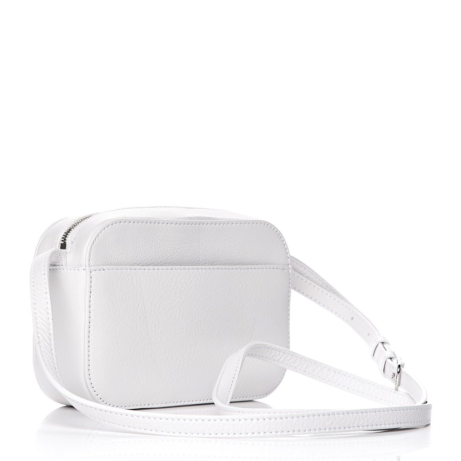 Balenciaga Calfskin Kittens Logo XS Everyday Camera Bag White 3 of 13