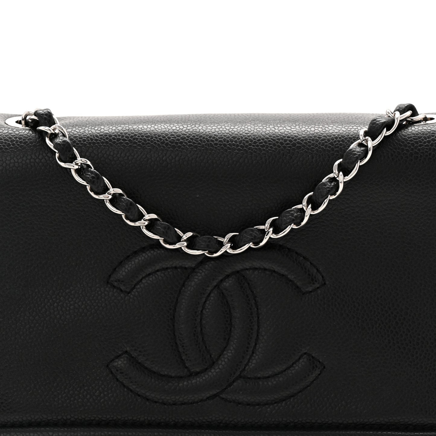 Caviar Medium Timeless CC Flap Black
