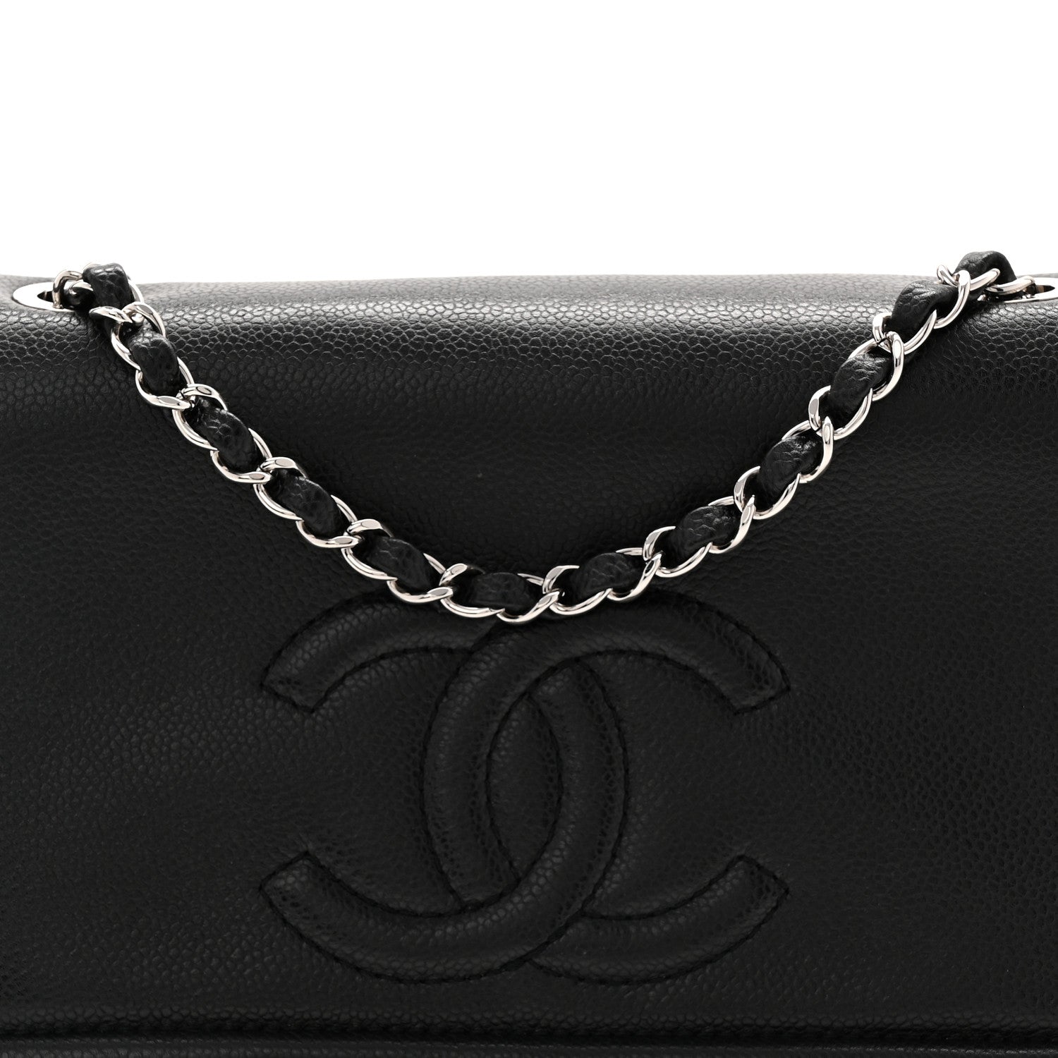 Chanel Caviar Medium Timeless CC Flap Black 8 of 10