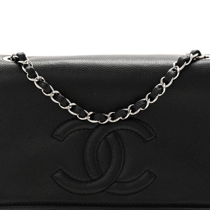 Chanel Caviar Medium Timeless CC Flap Black 8 of 10