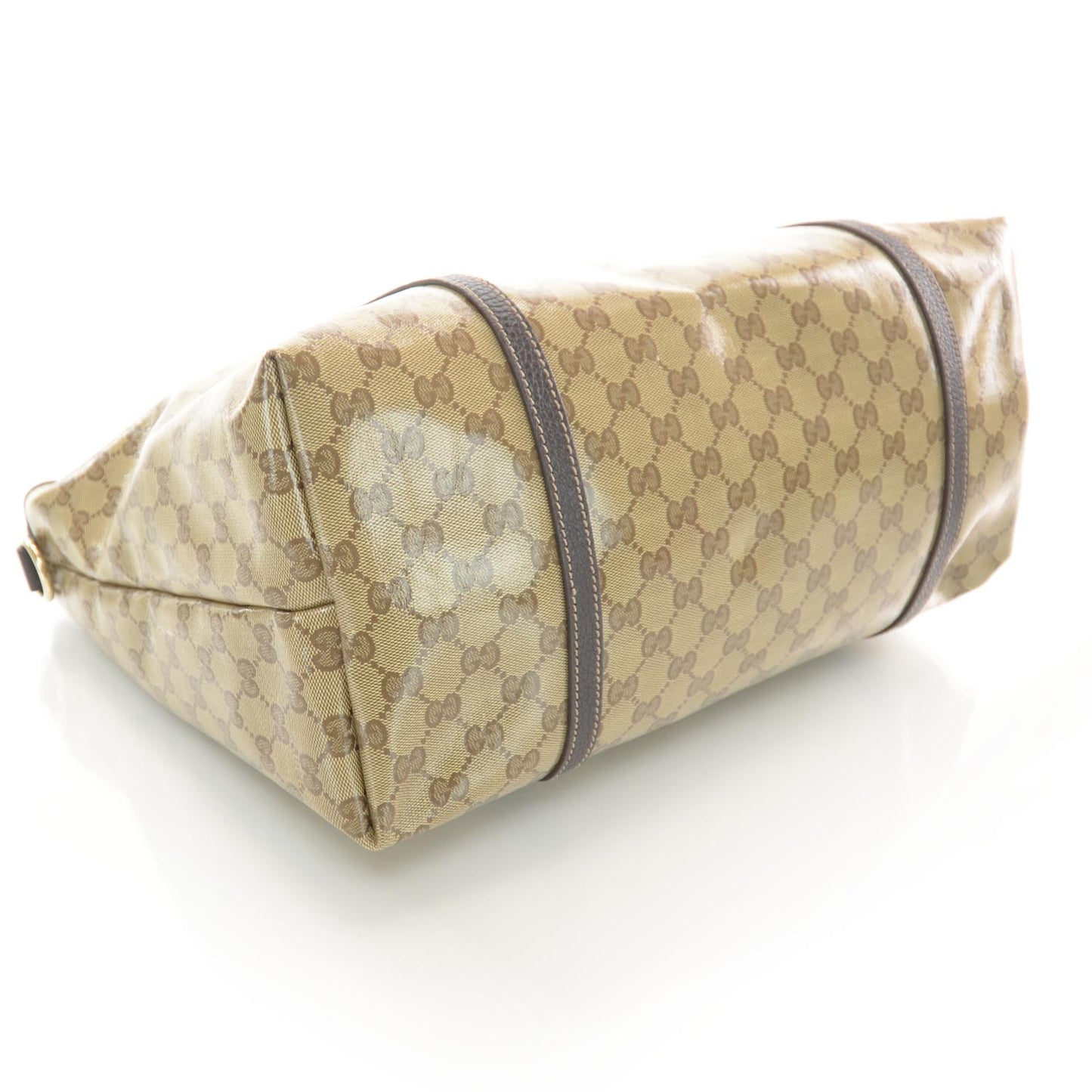 Crystal Monogram Large Joy Tote Beige Ebony Testa di Moro