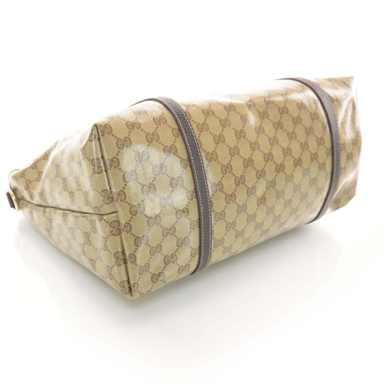 Gucci Crystal Monogram Large Joy Tote Beige Ebony Testa di Moro 4 of 8