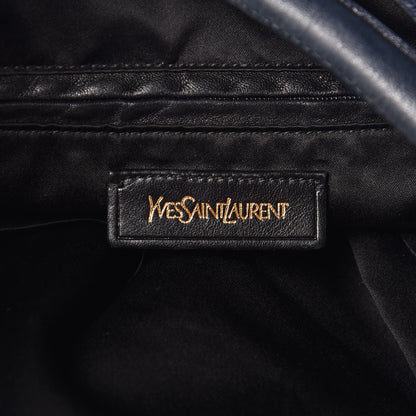 Saint Laurent Goatskin Large Roady Hobo Navy 6 of 11