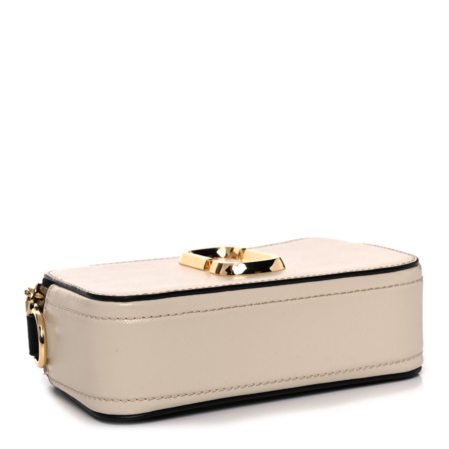 Marc Jacobs Saffiano Small Snapshot Camera Bag Cloud White Multicolor 4 of 14