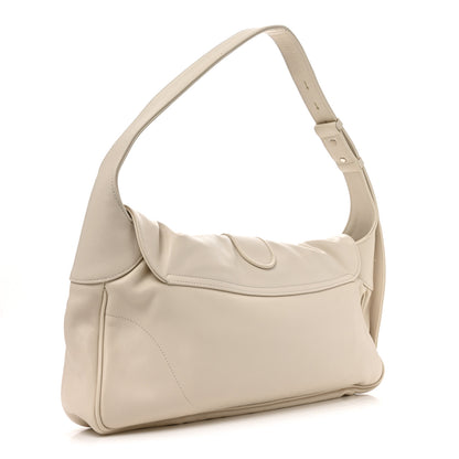 Gucci Goatskin Small GG Monochrome Aphrodite Shoulder Bag Mystic White 2 of 9