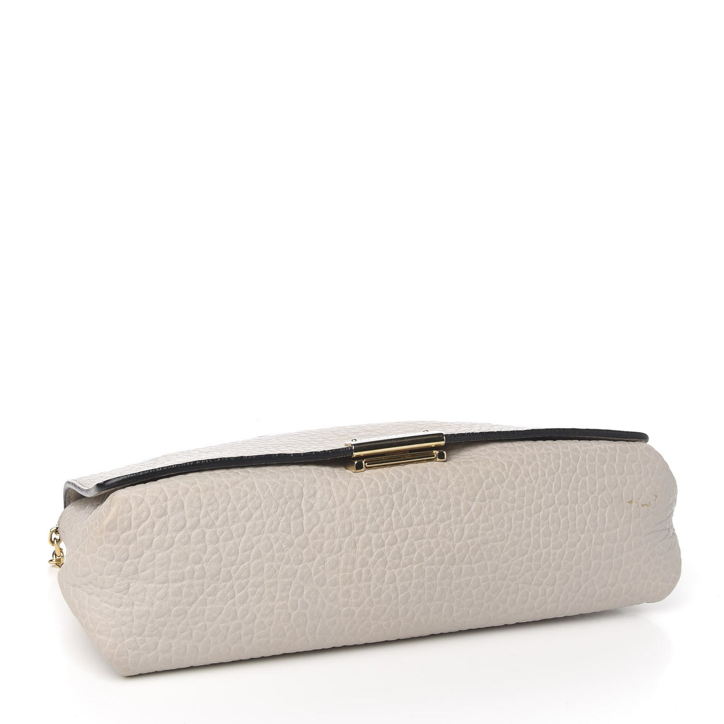 Signature Grain Medium Mildenhall Crossbody Bag Stone White