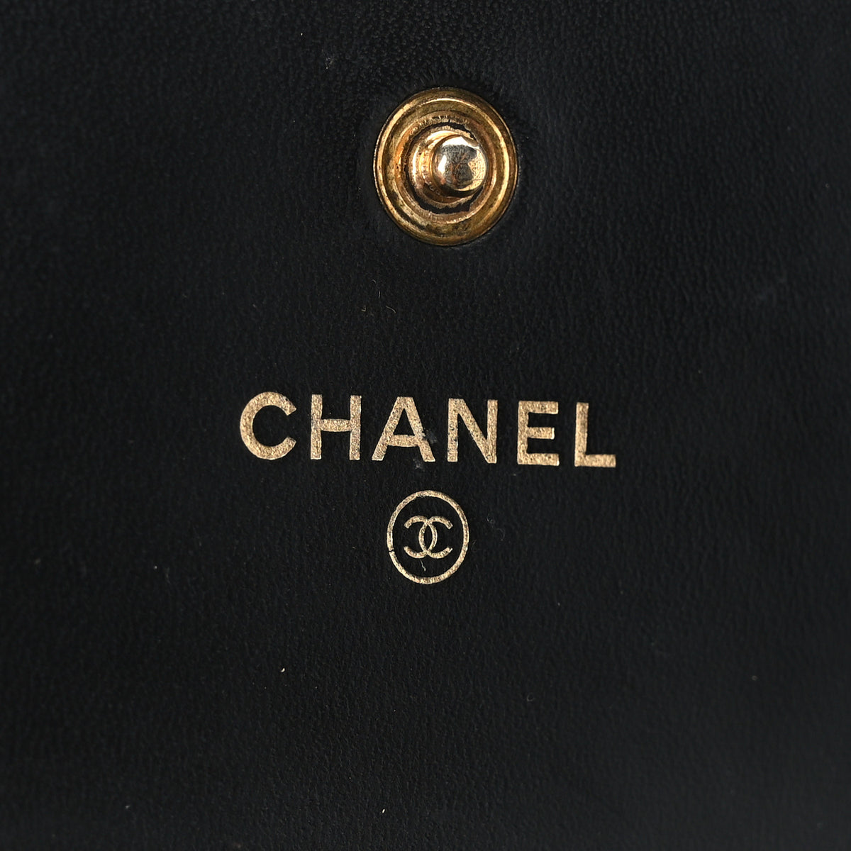 Caviar Timeless CC Large Gusset Flap Wallet Black