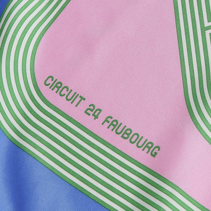Hermes Silk Circuit 24 Faubourg Scarf 90 4 of 6