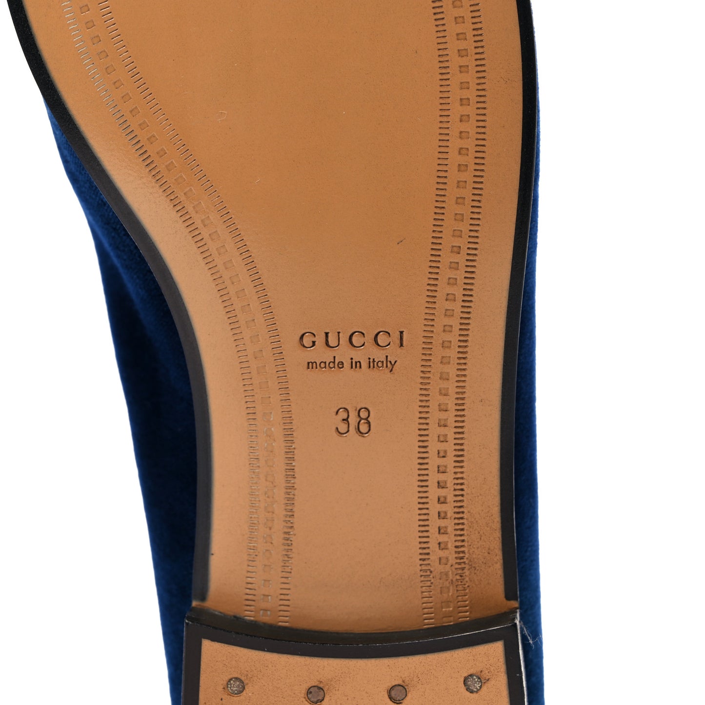 Velvet Horsebit Womens Jordaan Loafers 38 Blue Cobalt