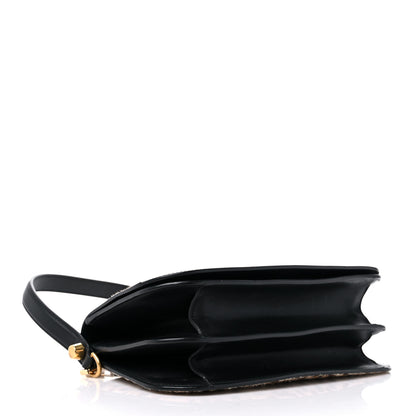 Gucci Calf Hair Leopard Print Shoulder Bag Black 4 of 11