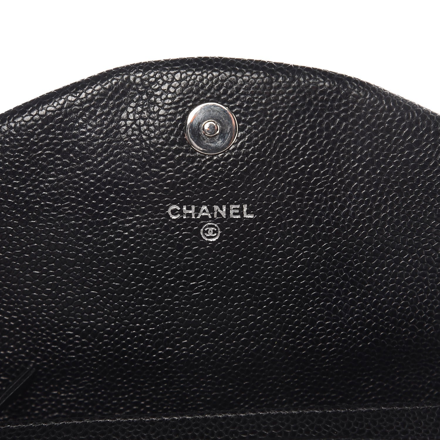 Chanel Caviar Half Moon Wallet On Chain WOC Black 8 of 8