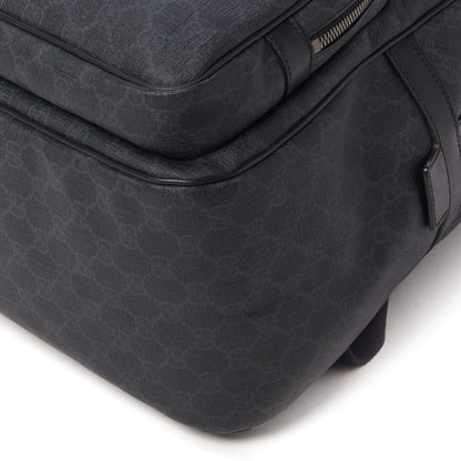 Gucci GG Supreme Monogram Medium Day Backpack Grey Black 4 of 8