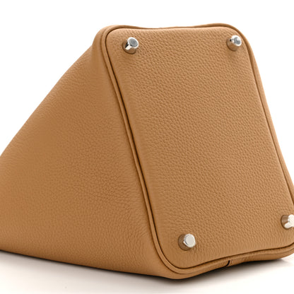 Hermes Taurillon Clemence Picotin Lock 18 PM Biscuit 8 of 10