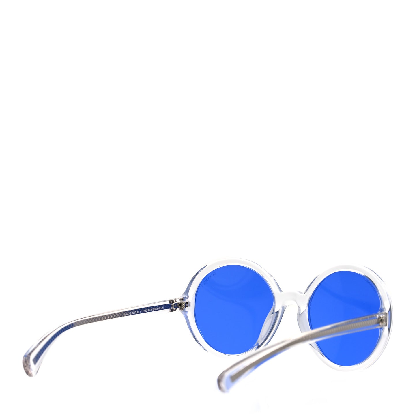 Acetate Round Sunglasses 71287A Blue