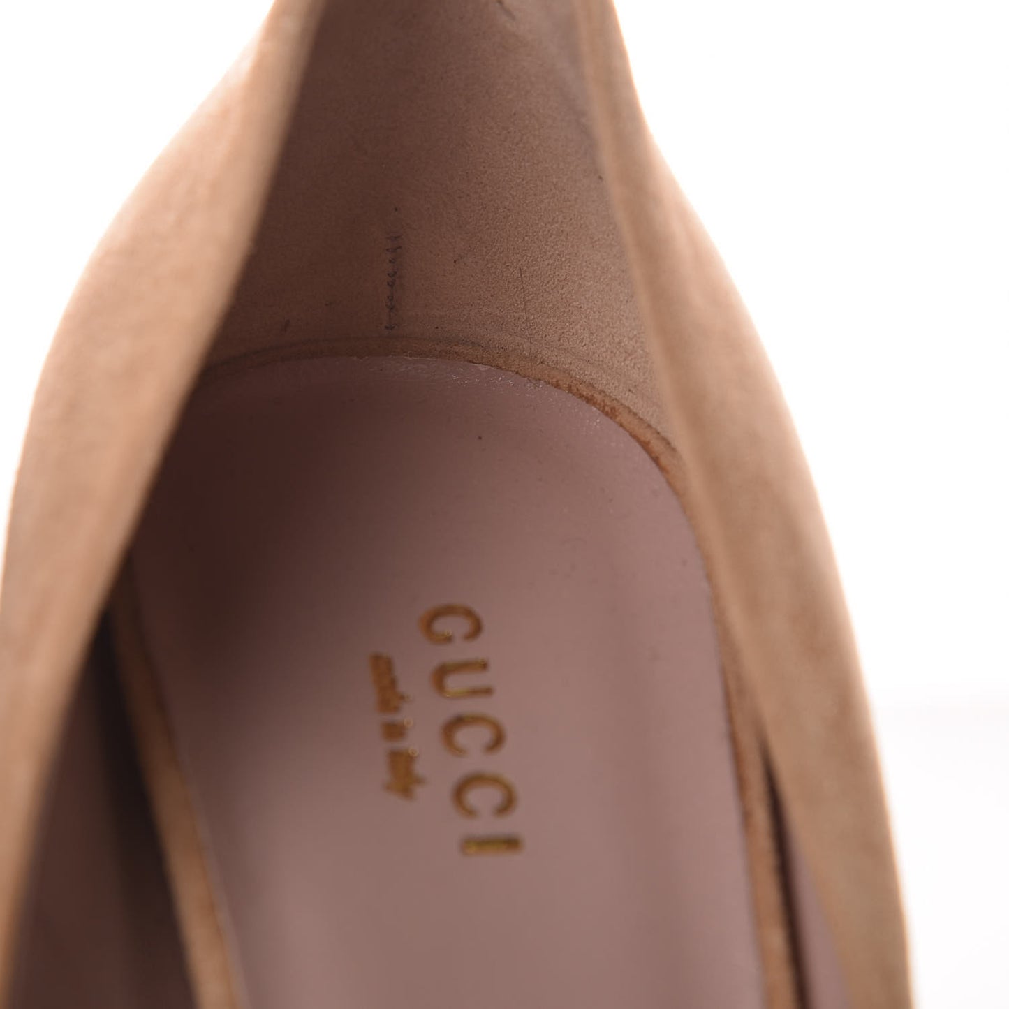 Kid Scamosciato Platform Pumps 40.5 Camelia