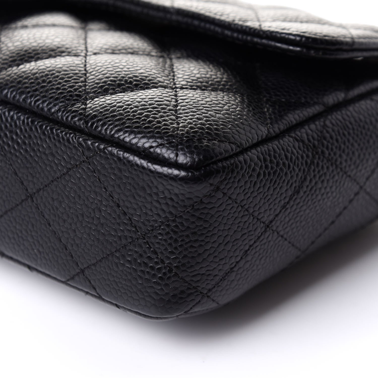 Chanel Caviar Quilted East West Flap Black 10 of 11