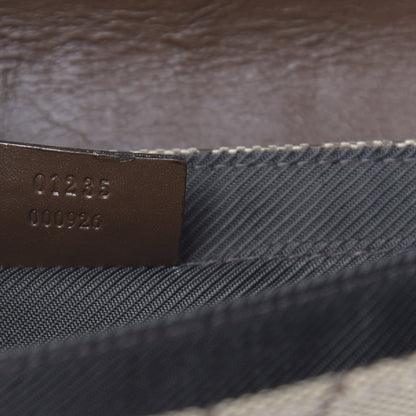 Gucci Monogram Flap Bag Brown 7 of 14