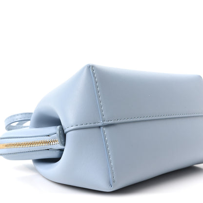 Mansur Gavriel Smooth Calfskin Mini Frame Crossbody Bag Light Blue 8 of 9