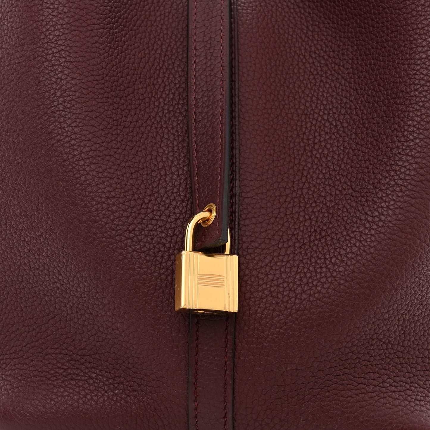 Taurillon Clemence Picotin Lock 22 MM Rouge Sellier