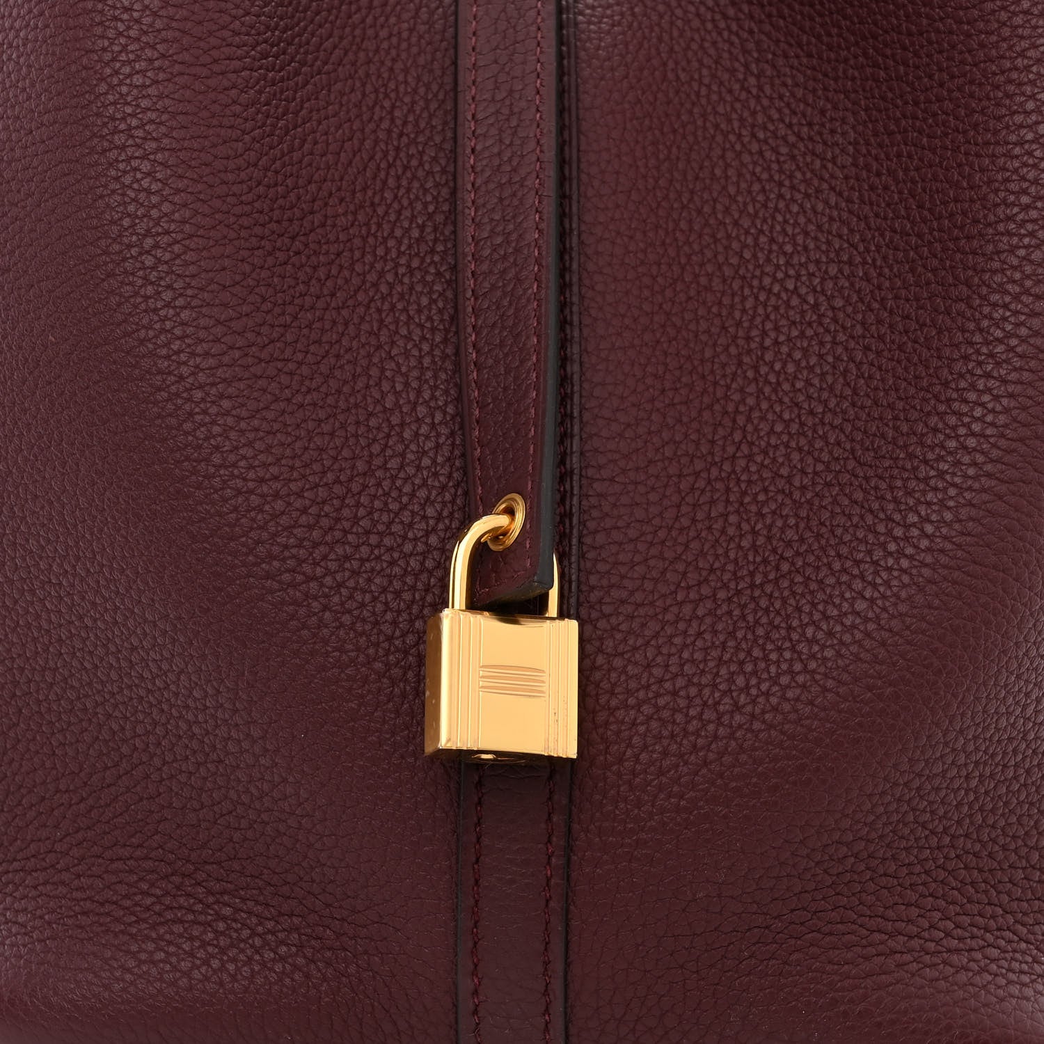 Hermes Taurillon Clemence Picotin Lock 22 MM Rouge Sellier 8 of 10
