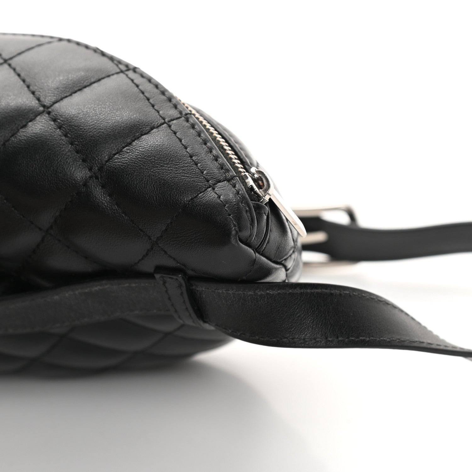 Chanel Lambskin Quilted Waist Belt Bag Black 13 of 14