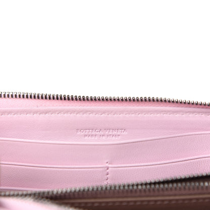 Bottega Veneta Nappa Intrecciato Zip Around Wallet Dragee 6 of 7