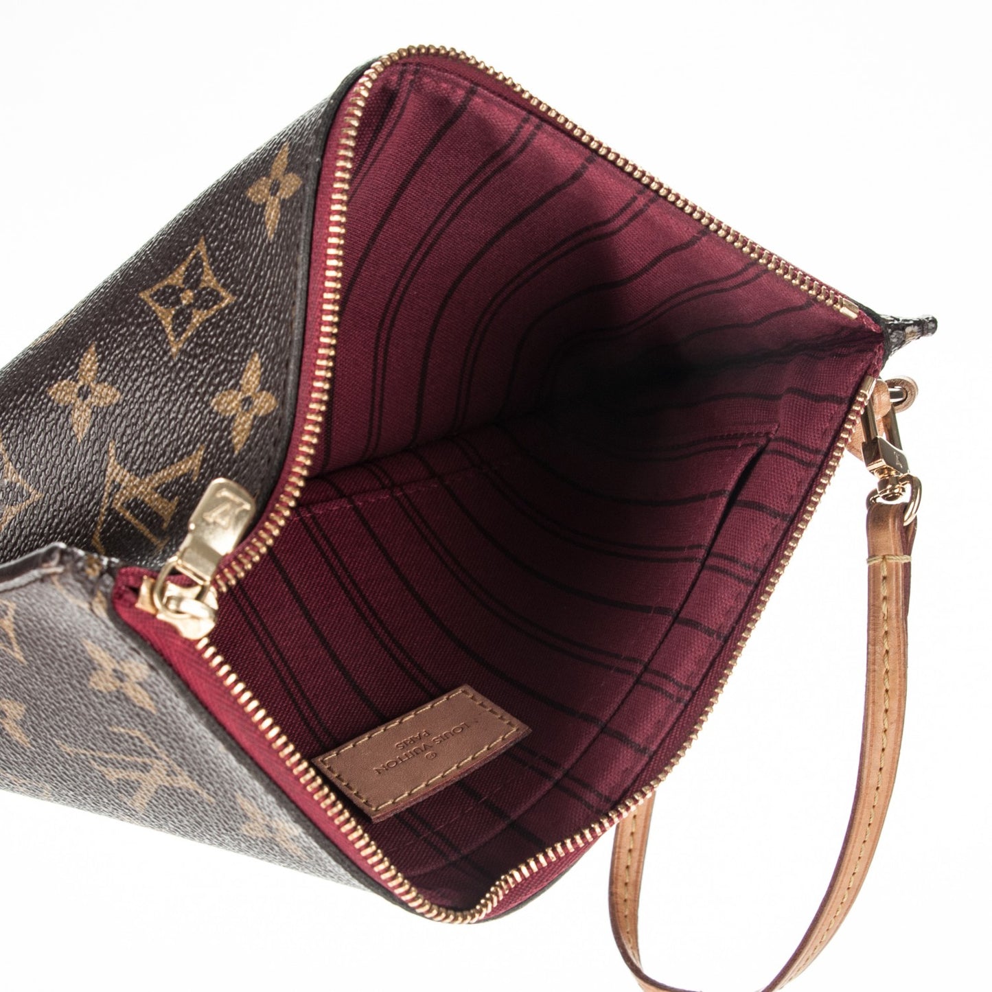 Monogram Neverfull MM GM Pochette Fuchsia